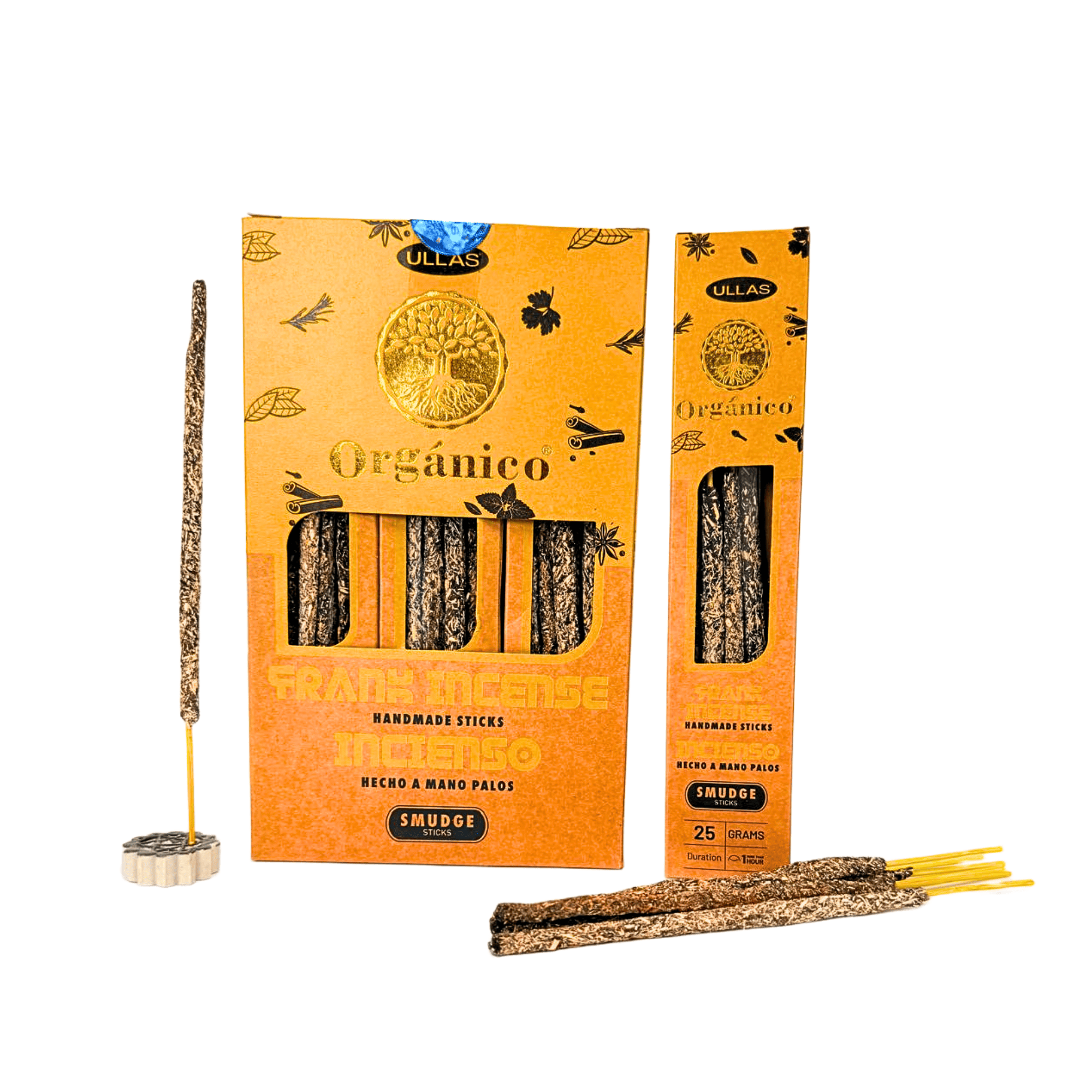 Ullas biologico incenso olibano smudge stick-25g